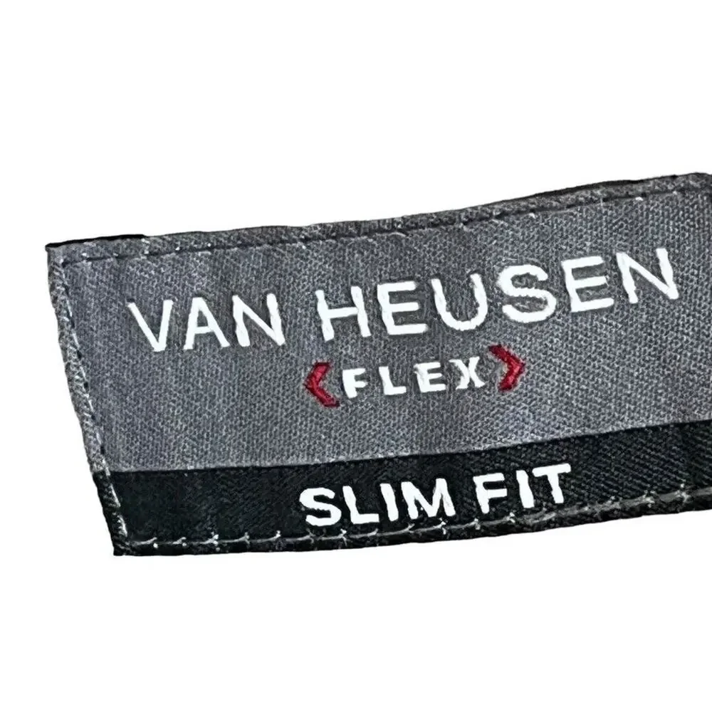 Van Heusen Flex Slim Fit Mens Suit Jacket Blazer Lined Stretch Beige Black 44R